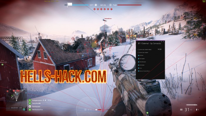 Чит на BF5 Battlefield 5 Basic Wh,Wallhack 2021